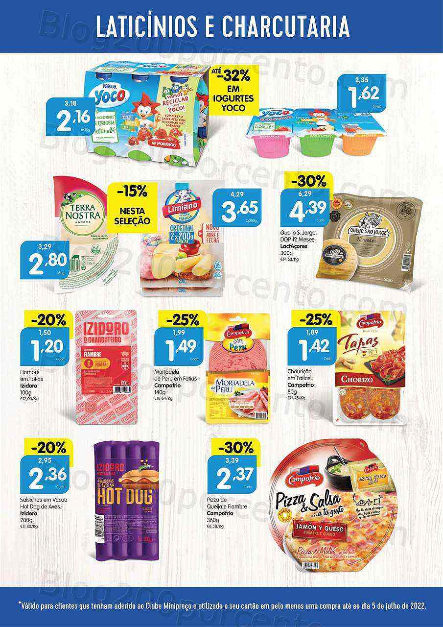 Antevisão Folheto Clube MINIPREÇO Promoções de 7 a 13 julho