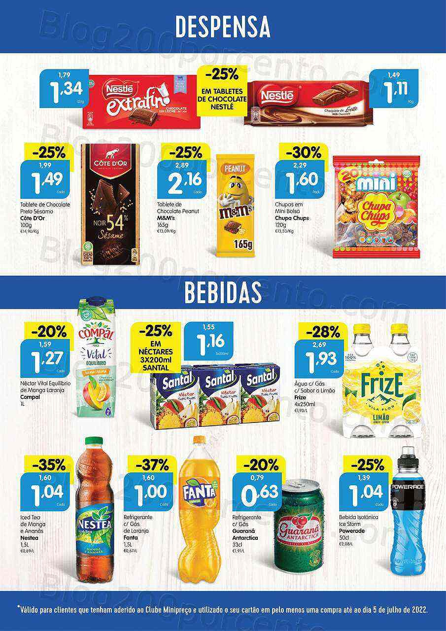Antevisão Folheto Clube MINIPREÇO Promoções de 7 a 13 julho