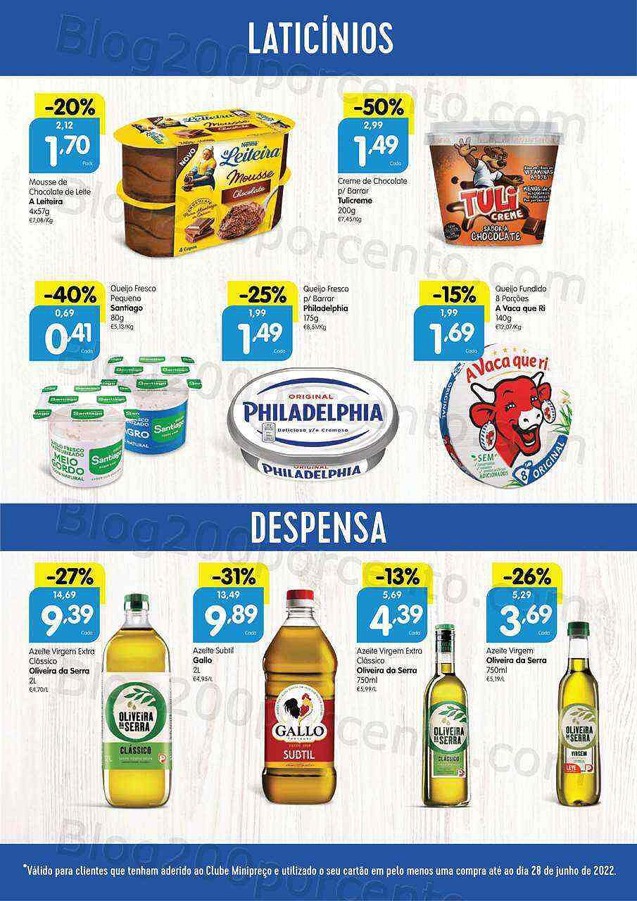 Antevisão Folheto Clube MINIPREÇO Promoções de 30 junho a 6 julho