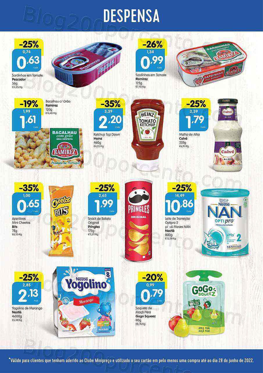 Antevisão Folheto Clube MINIPREÇO Promoções de 30 junho a 6 julho