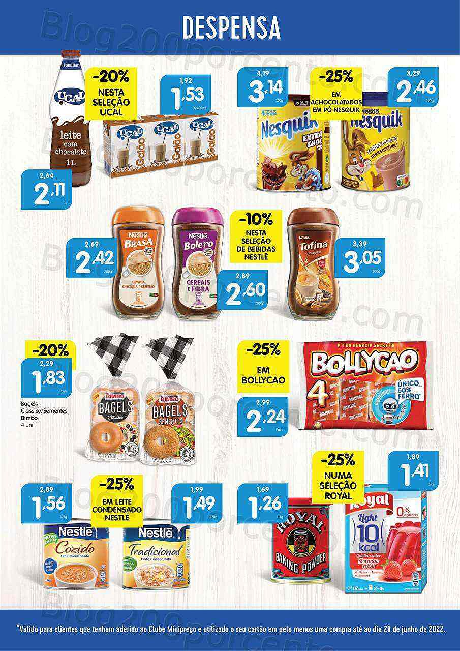 Antevisão Folheto Clube MINIPREÇO Promoções de 30 junho a 6 julho