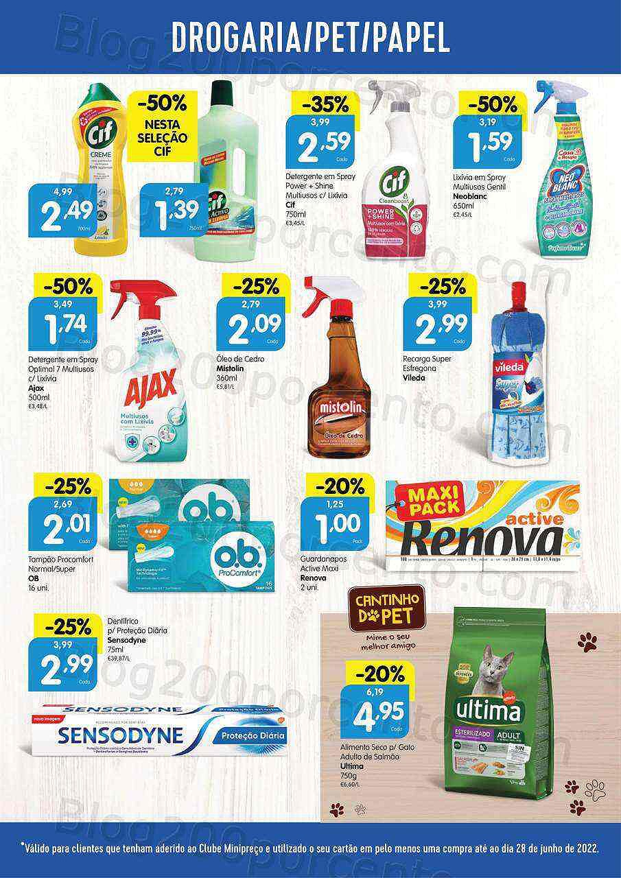 Antevisão Folheto Clube MINIPREÇO Promoções de 30 junho a 6 julho