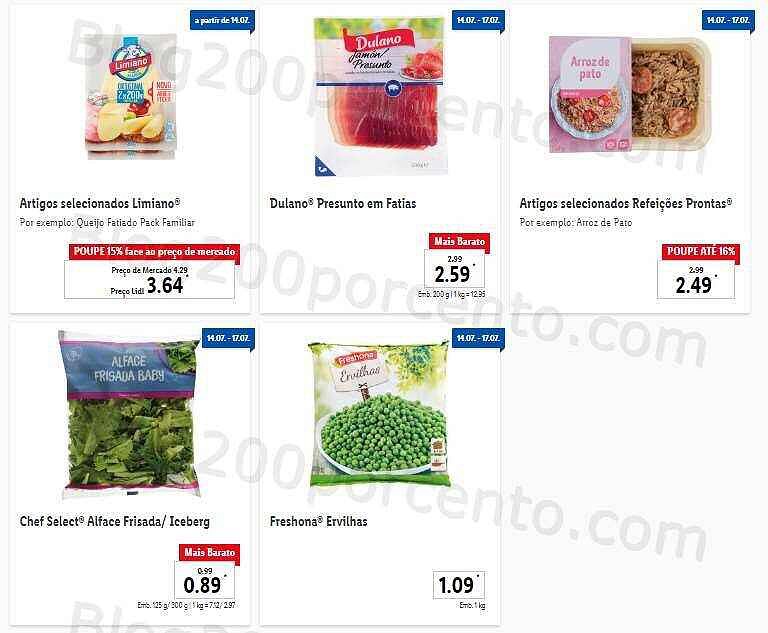 Antevisão Folheto LIDL Promoções de 11 a 17 julho extra