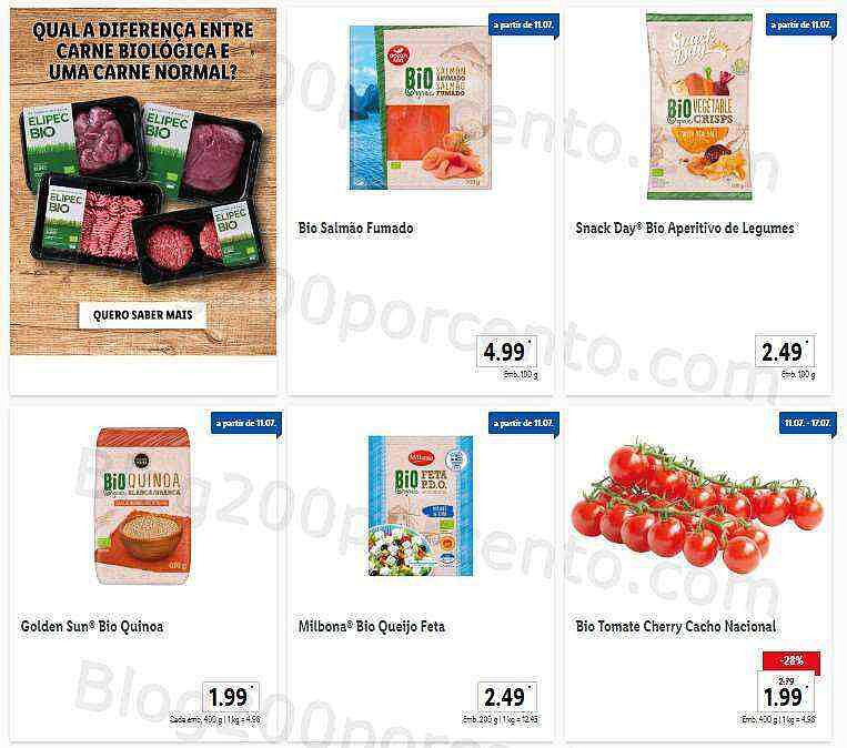 Antevisão Folheto LIDL Promoções de 11 a 17 julho extra