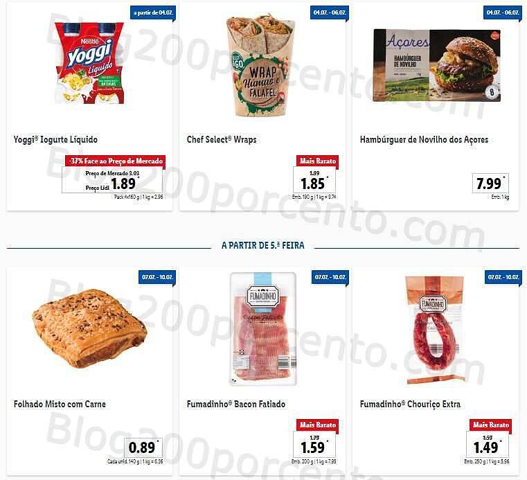 Antevisão Folheto LIDL Promoções de 4 a 10 julho