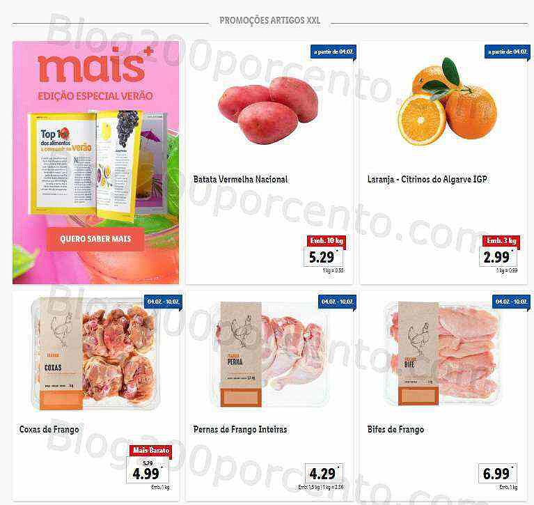Antevisão Folheto LIDL Promoções de 4 a 10 julho