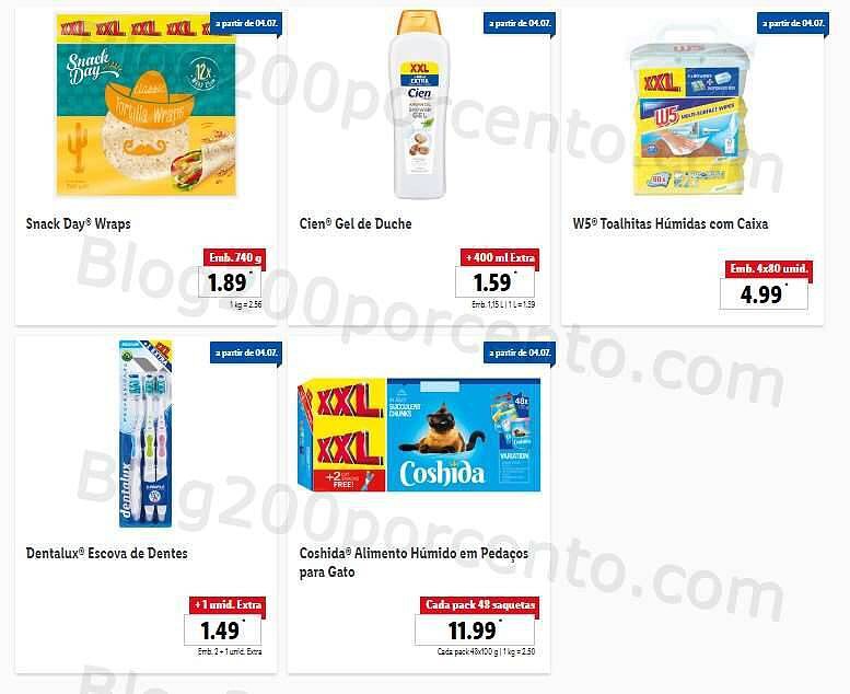 Antevisão Folheto LIDL Promoções de 4 a 10 julho