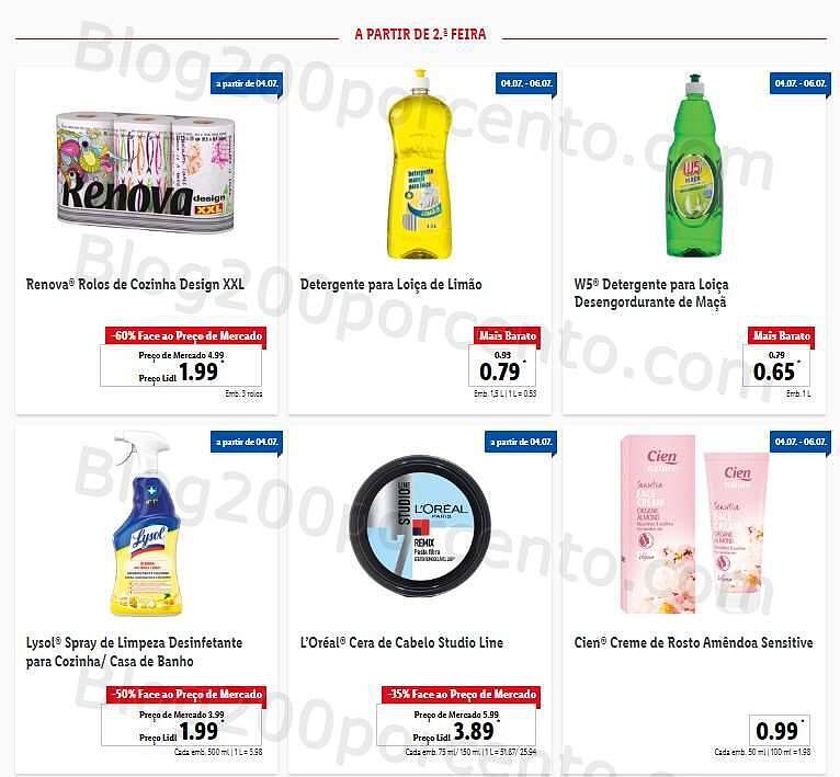 Antevisão Folheto LIDL Promoções de 4 a 10 julho