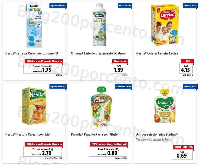 Antevisão Folheto LIDL Promoções de 4 a 10 julho