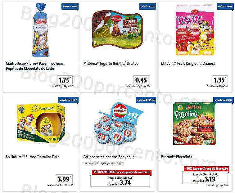 Antevisão Folheto LIDL Promoções de 4 a 10 julho