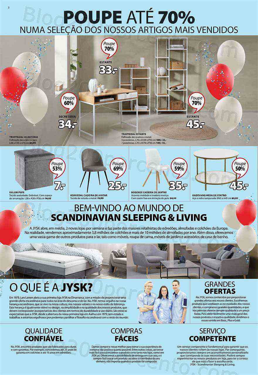 Antevisão Folheto JYSK Aberturas Promoções de 28 julho a 3 agosto