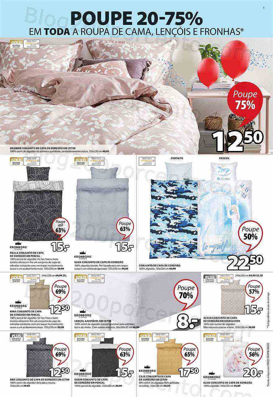 Antevisão Folheto JYSK Aberturas Promoções de 28 julho a 3 agosto