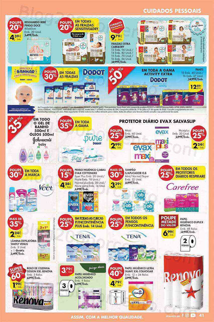 Antevisão Folheto PINGO DOCE Lojas Grandes Promoções de 19 a 25 julho