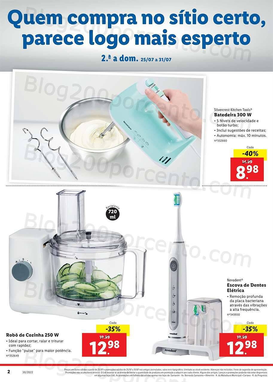 Antevisão Folheto LIDL Bazar Extra Santarém Promoções de 25 a 31 julho