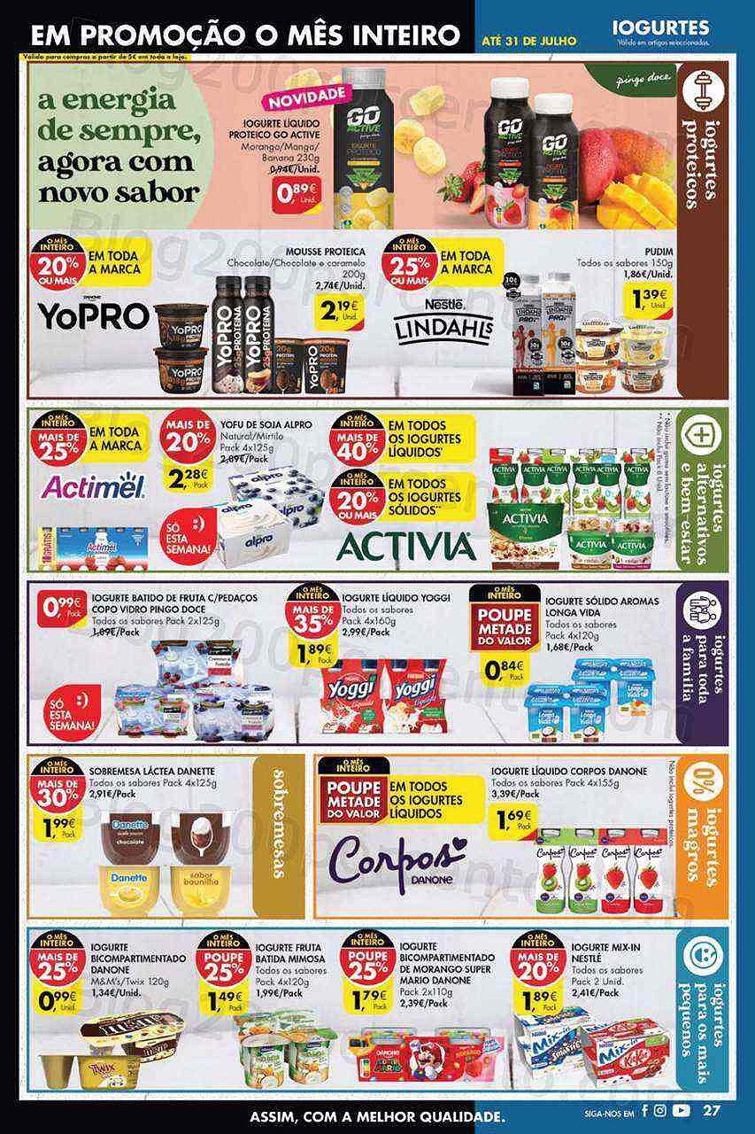 Antevisão Folheto PINGO DOCE Lojas Grandes Promoções de 19 a 25 julho