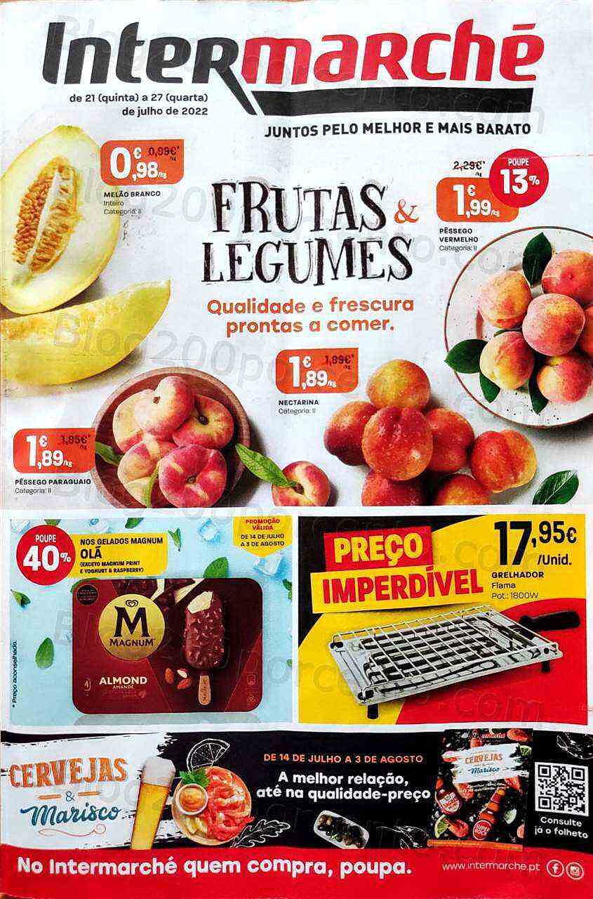 Antevisão Folheto INTERMARCHÉ Promoções de 21 a 27 julho