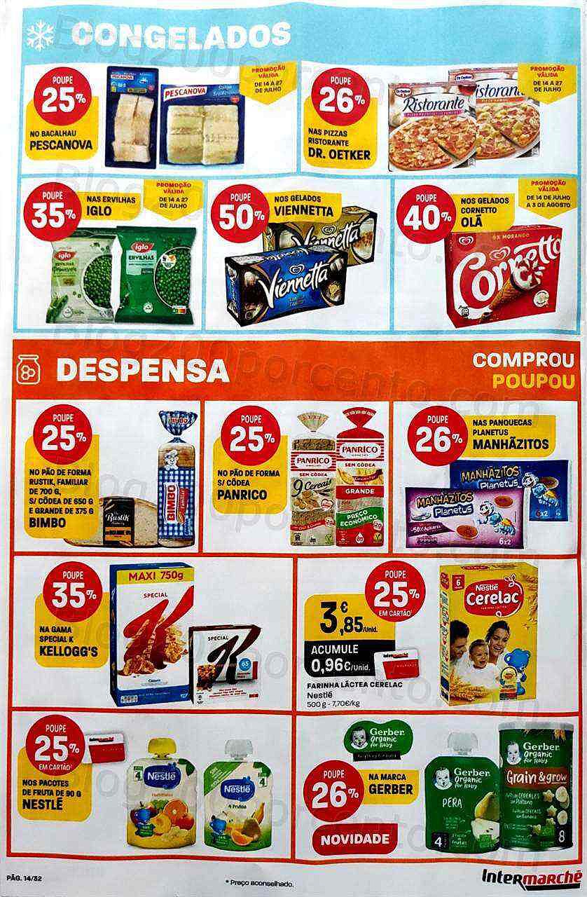 Antevisão Folheto INTERMARCHÉ Promoções de 21 a 27 julho