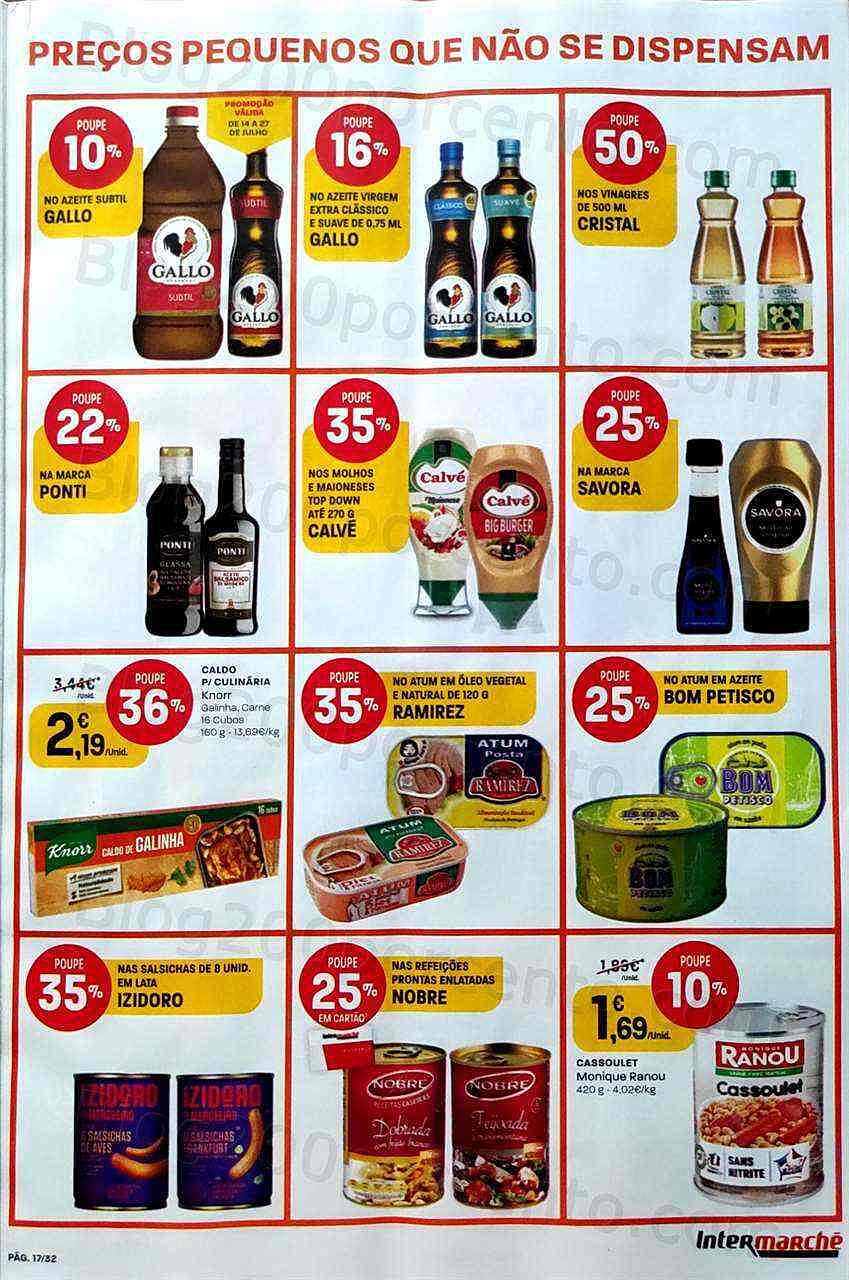 Antevisão Folheto INTERMARCHÉ Promoções de 21 a 27 julho