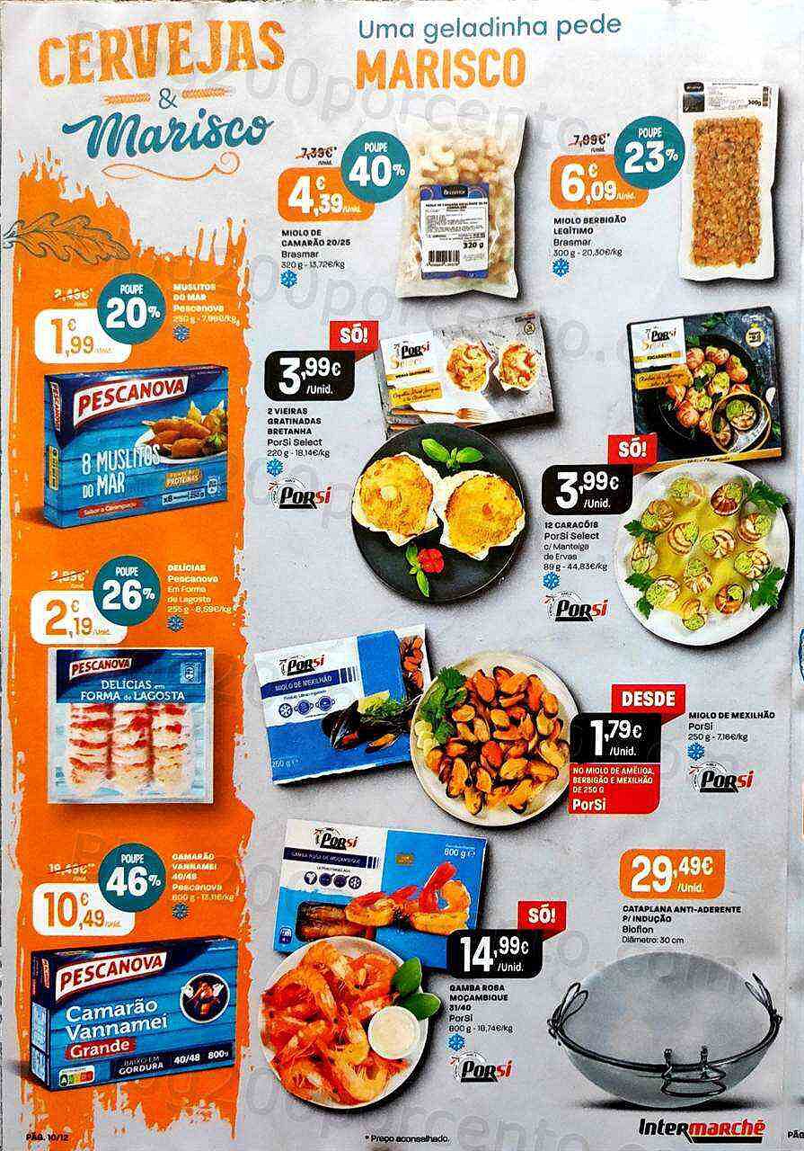 Antevisão Folheto INTERMARCHÉ Super Cervejas e Mariscos 14 julho a 3 agosto