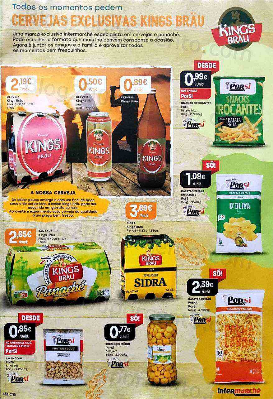 Antevisão Folheto INTERMARCHÉ Super Cervejas e Mariscos 14 julho a 3 agosto