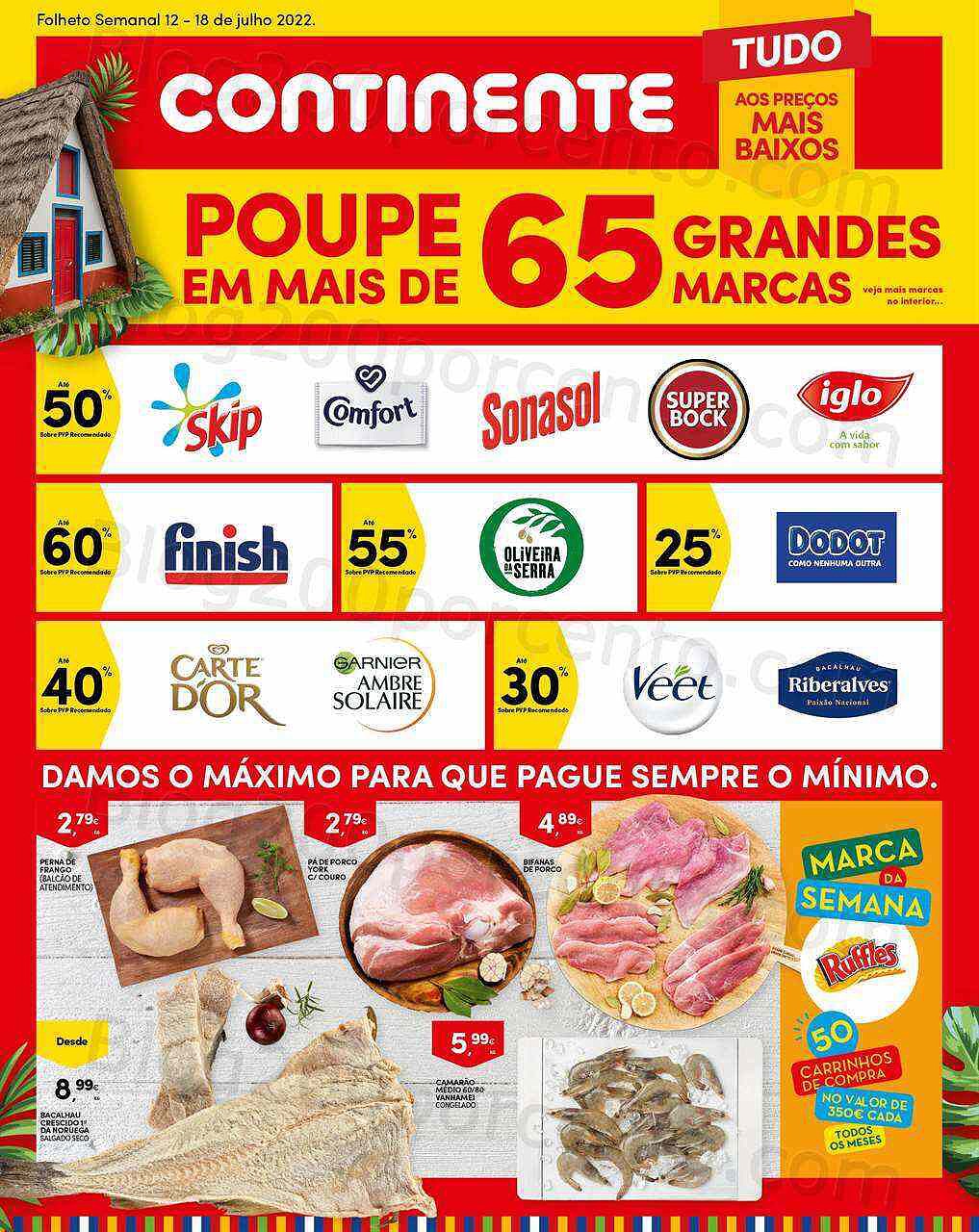 Antevisão Folheto CONTINENTE Madeira Promoções de 12 a 18 julho