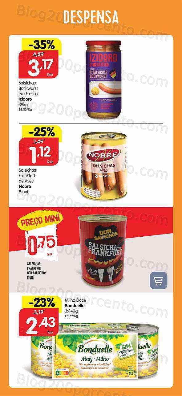 Antevisão Folheto MINIPREÇO Extra Promoções de 21 a 27 julho