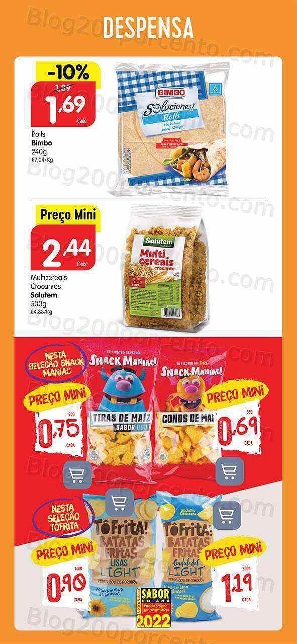 Antevisão Folheto MINIPREÇO Extra Promoções de 21 a 27 julho
