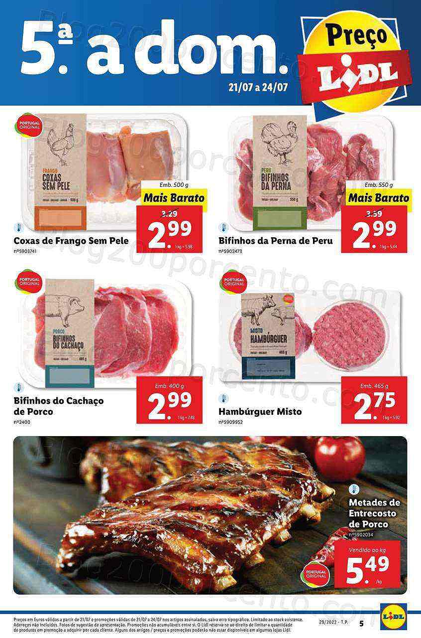 Antevisão Folheto LIDL Promoções de 18 a 24 julho
