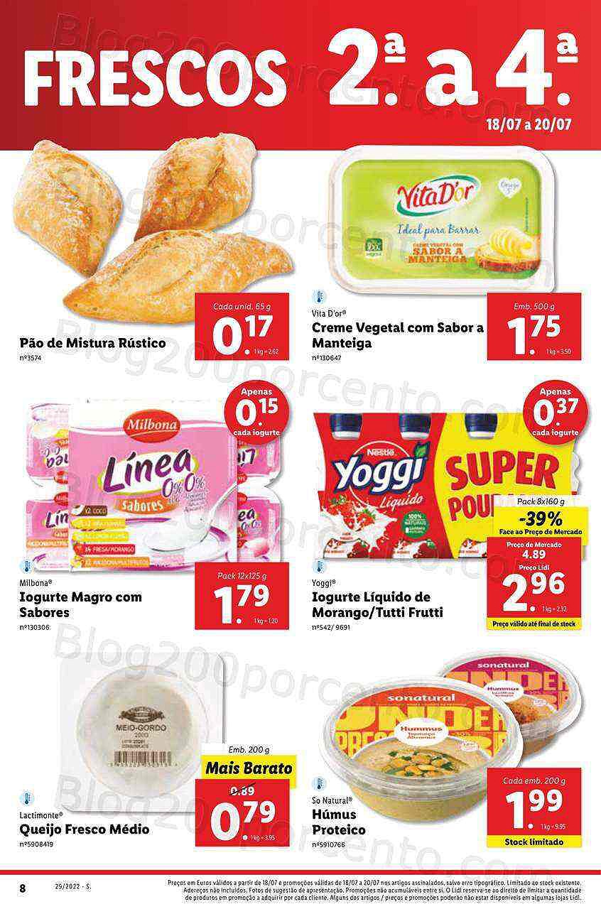 Antevisão Folheto LIDL Promoções de 18 a 24 julho