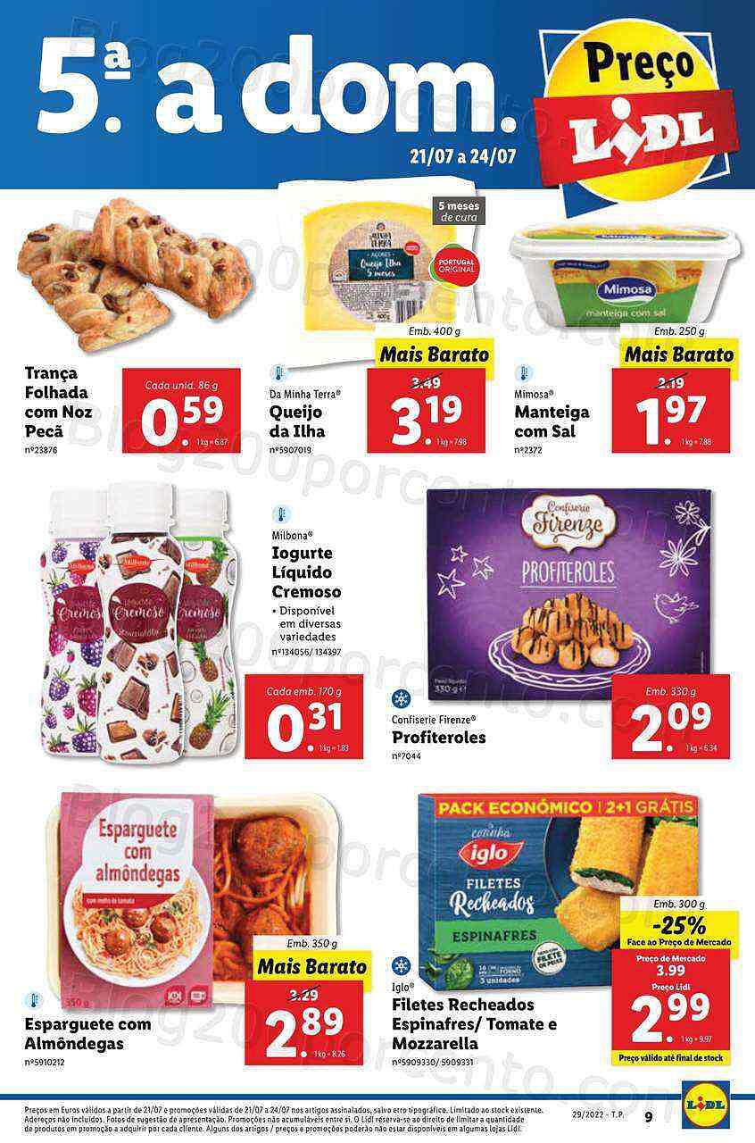 Antevisão Folheto LIDL Promoções de 18 a 24 julho