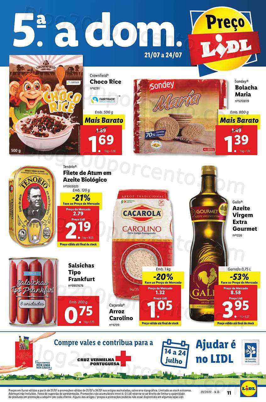Antevisão Folheto LIDL Promoções de 18 a 24 julho