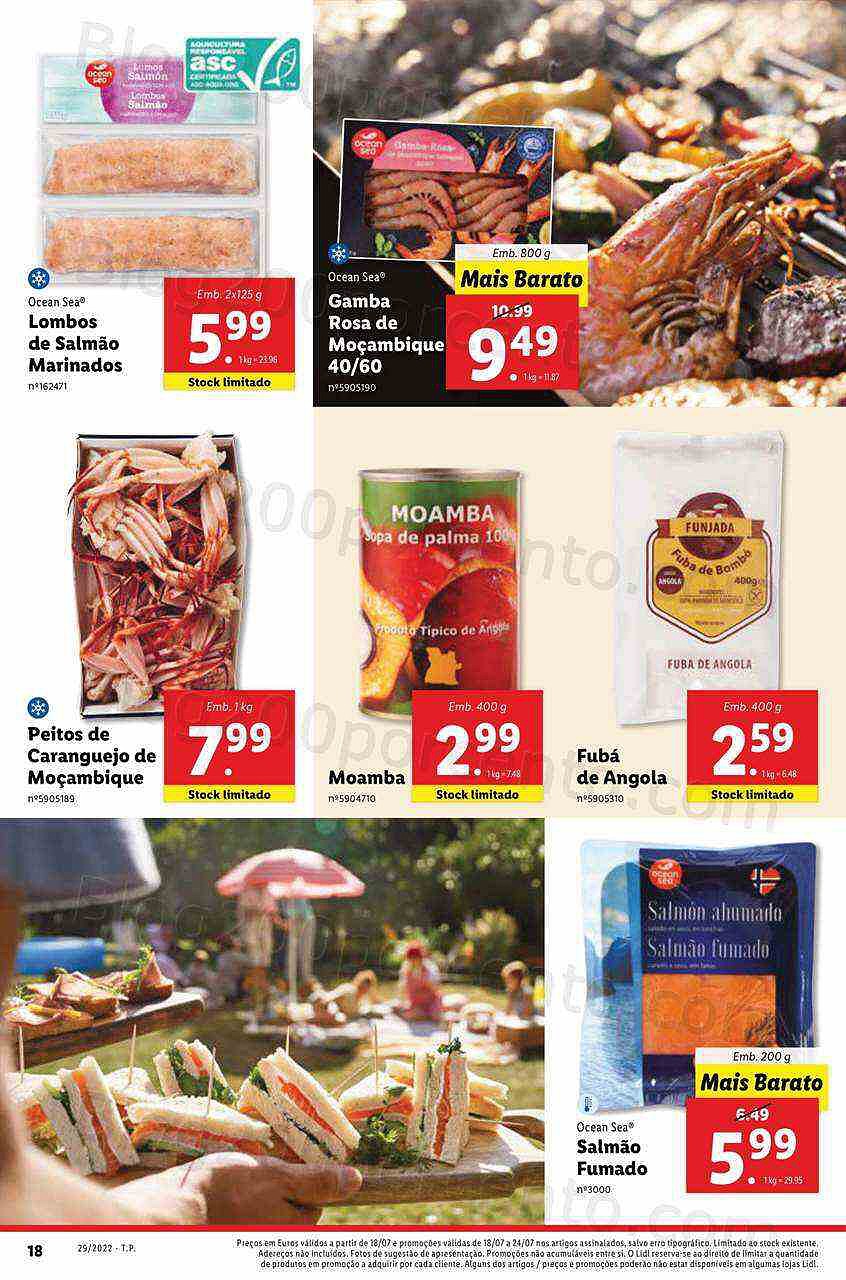 Antevisão Folheto LIDL Promoções de 18 a 24 julho