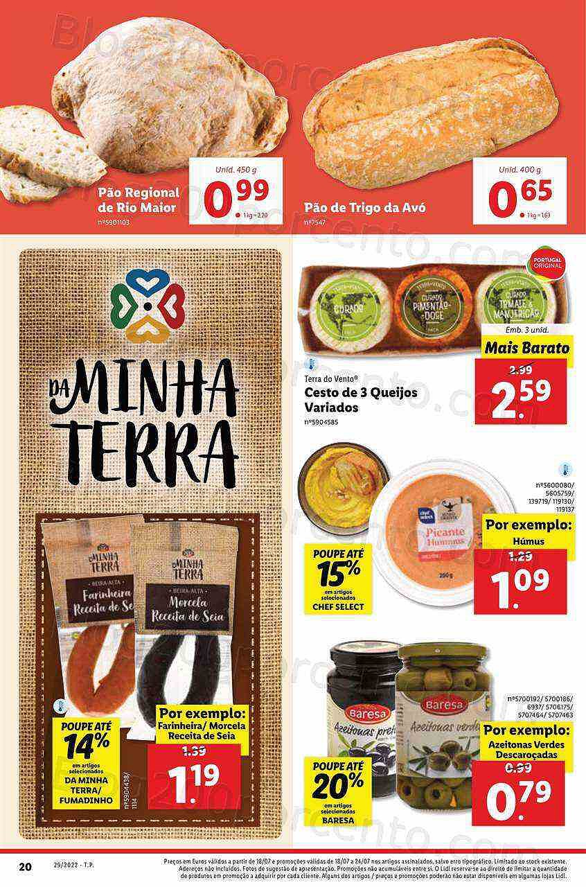 Antevisão Folheto LIDL Promoções de 18 a 24 julho