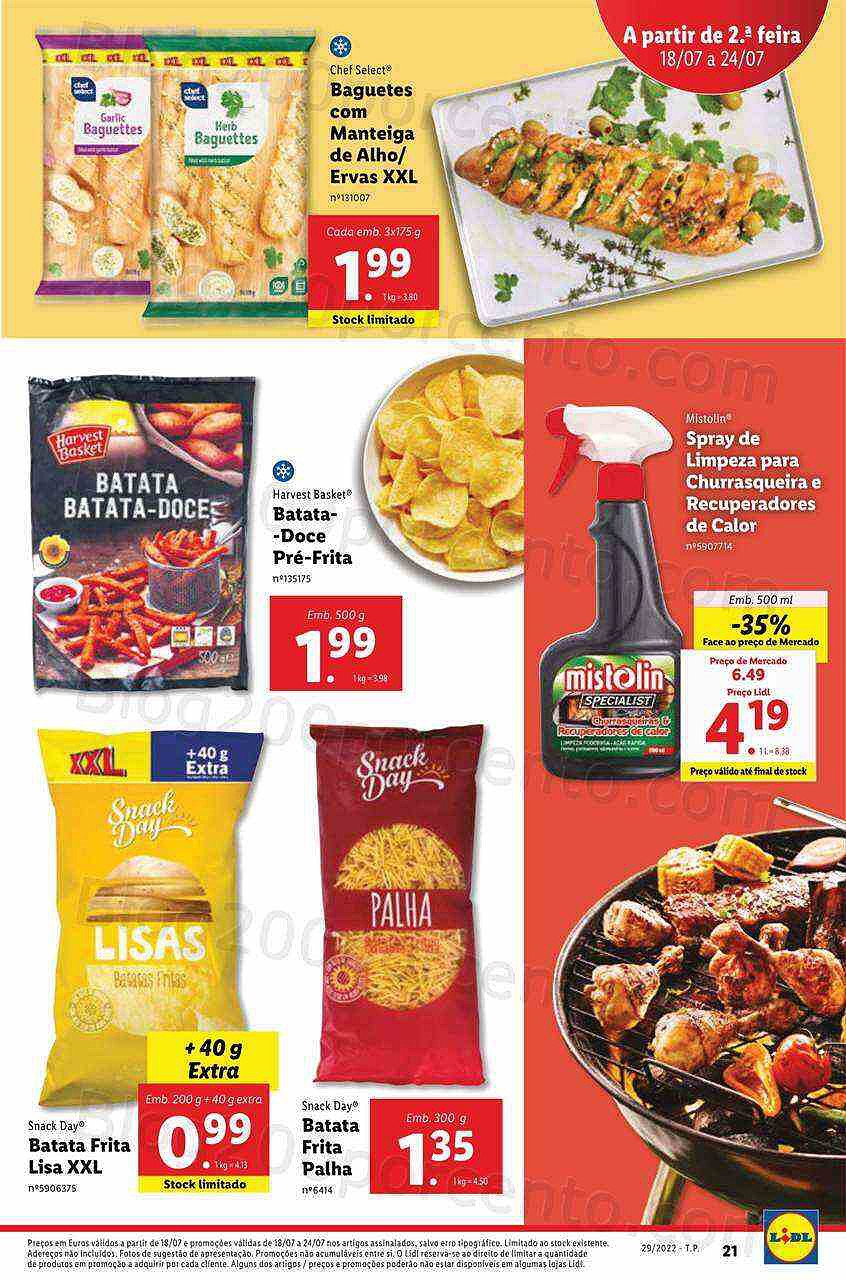 Antevisão Folheto LIDL Promoções de 18 a 24 julho