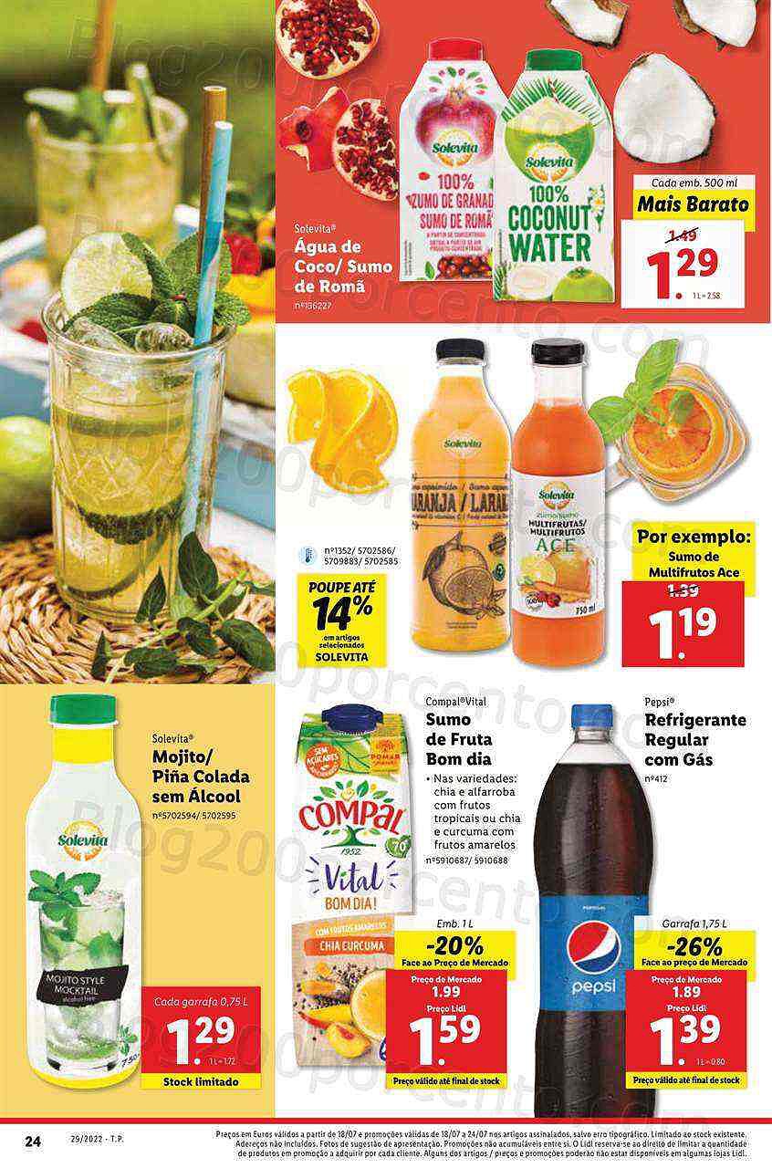Antevisão Folheto LIDL Promoções de 18 a 24 julho