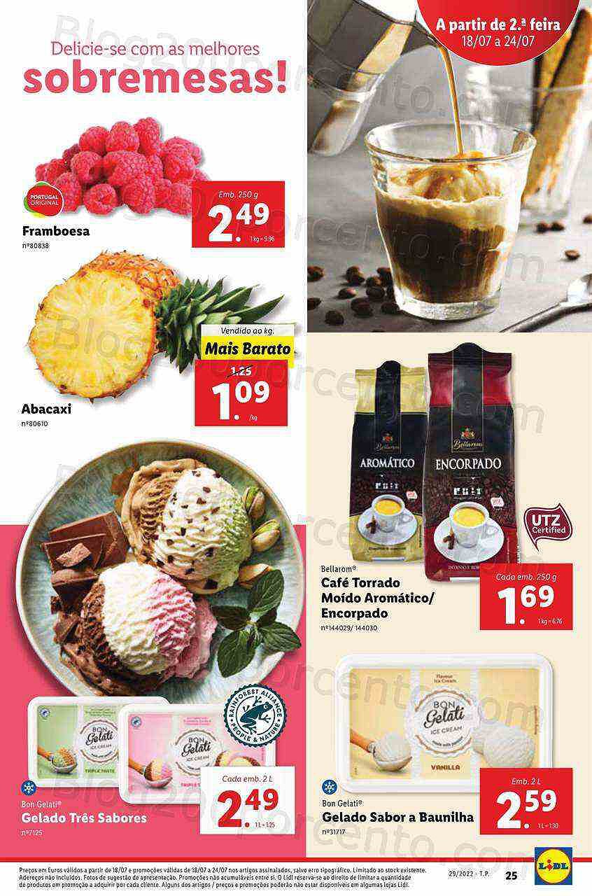 Antevisão Folheto LIDL Promoções de 18 a 24 julho