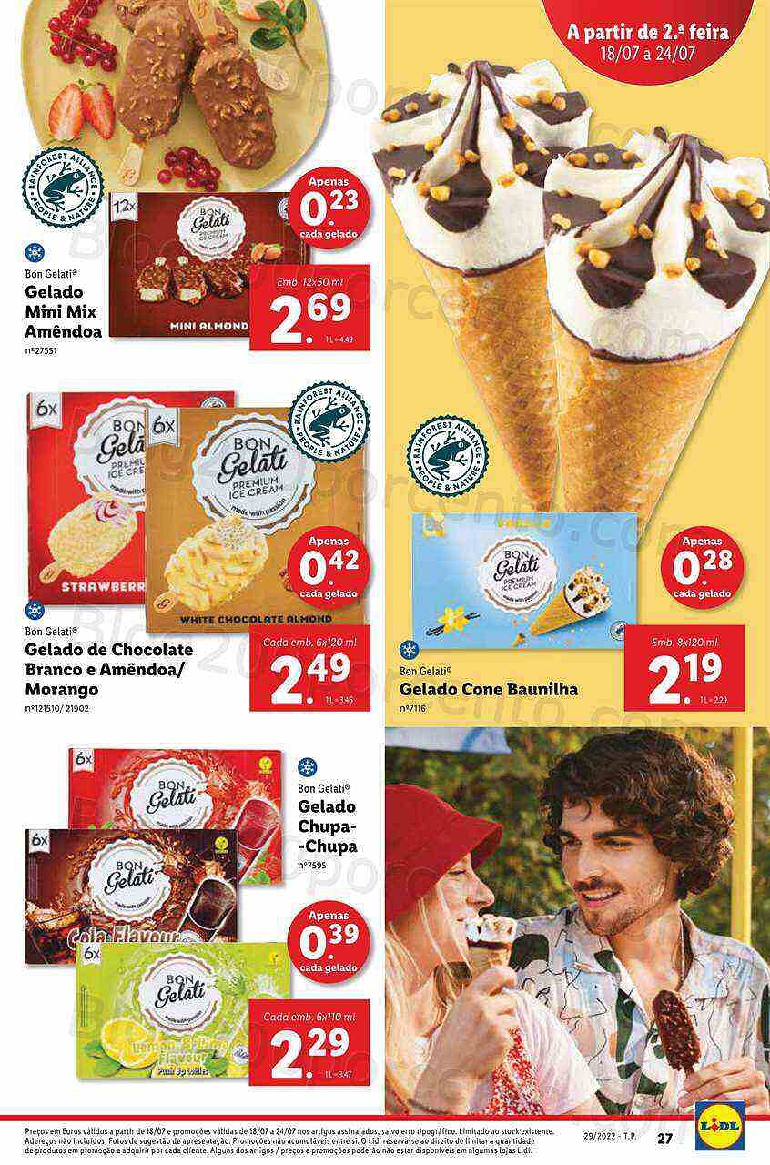 Antevisão Folheto LIDL Promoções de 18 a 24 julho