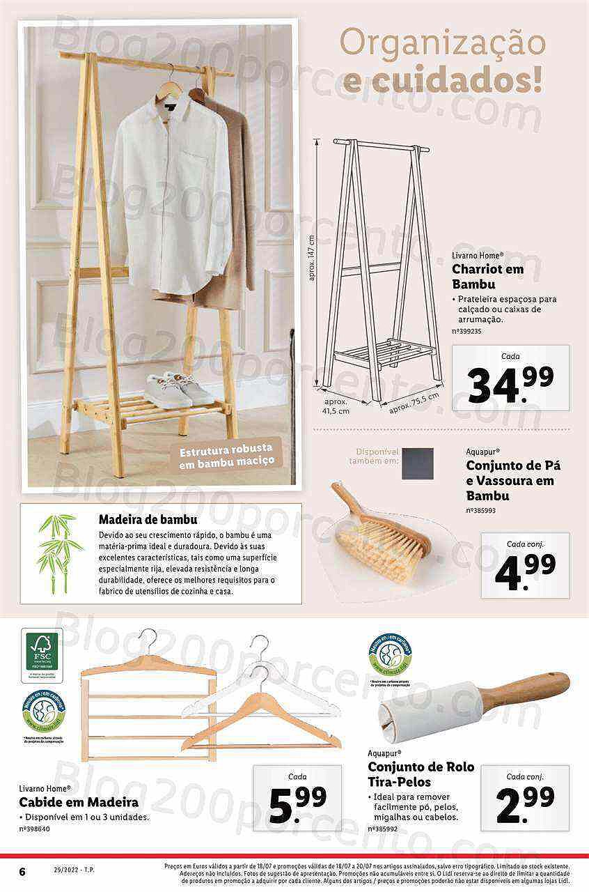 Antevisão Folheto LIDL Promoções de 18 a 24 julho