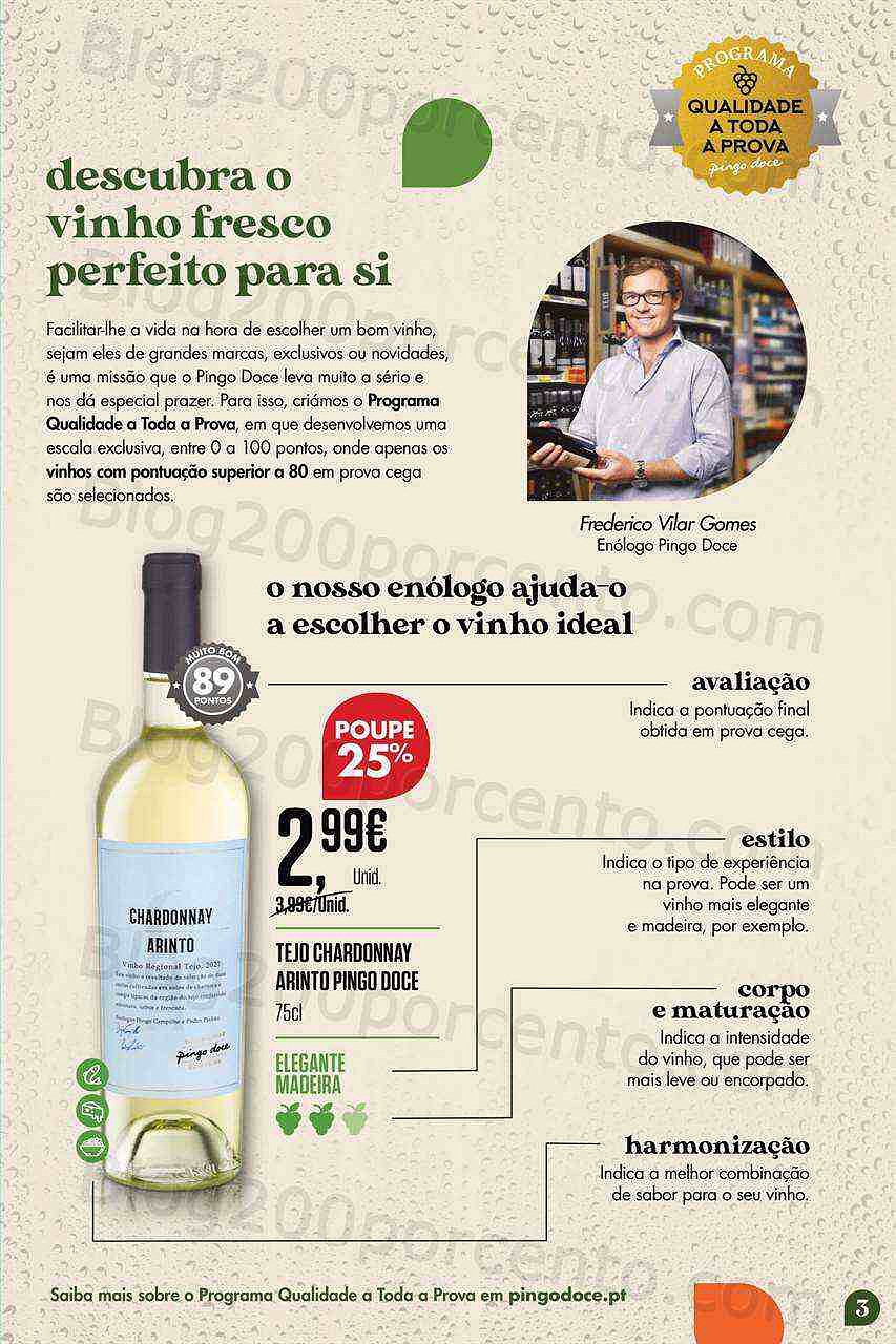 Antevisão Folheto PINGO DOCE Especial Vinhos de Verão Promoções de 19 julho a 8 agosto