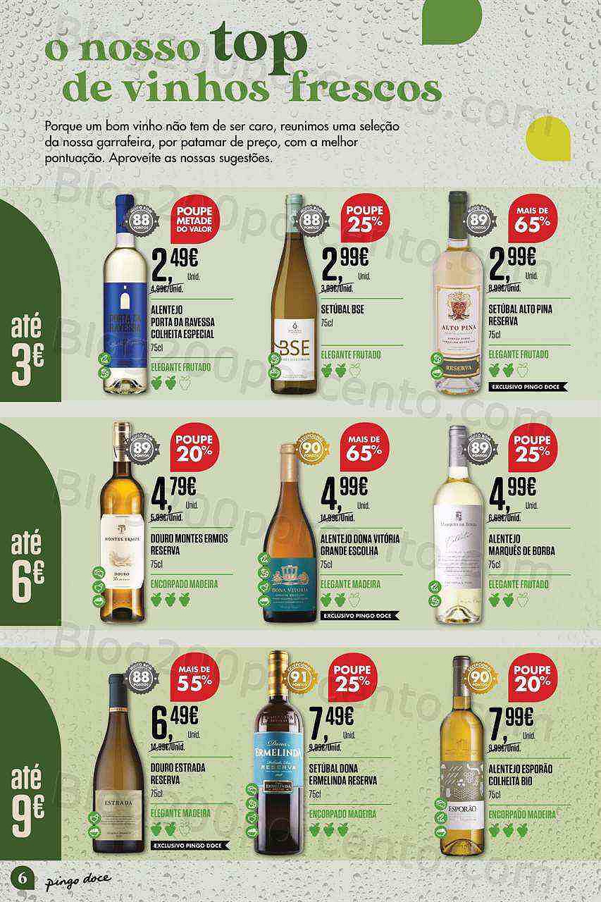 Antevisão Folheto PINGO DOCE Especial Vinhos de Verão Promoções de 19 julho a 8 agosto