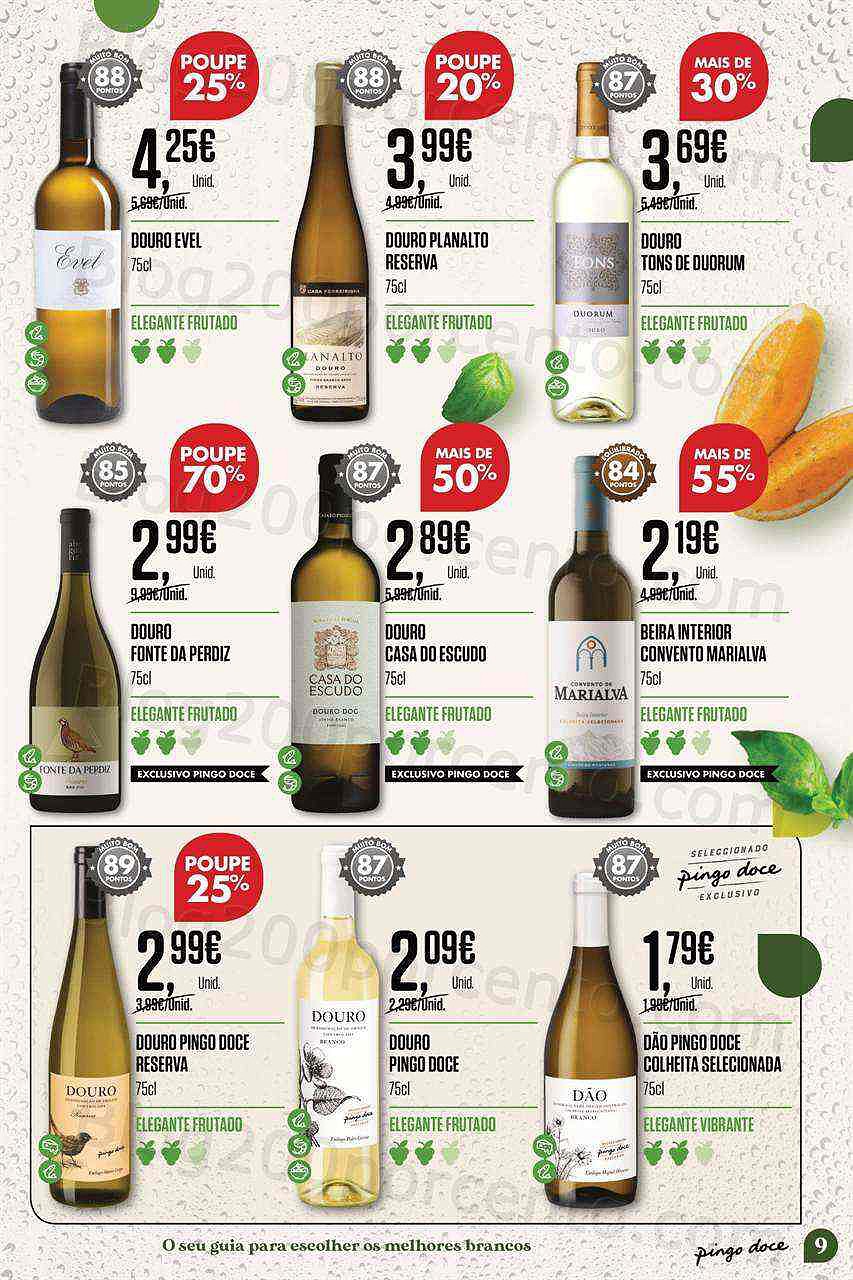 Antevisão Folheto PINGO DOCE Especial Vinhos de Verão Promoções de 19 julho a 8 agosto