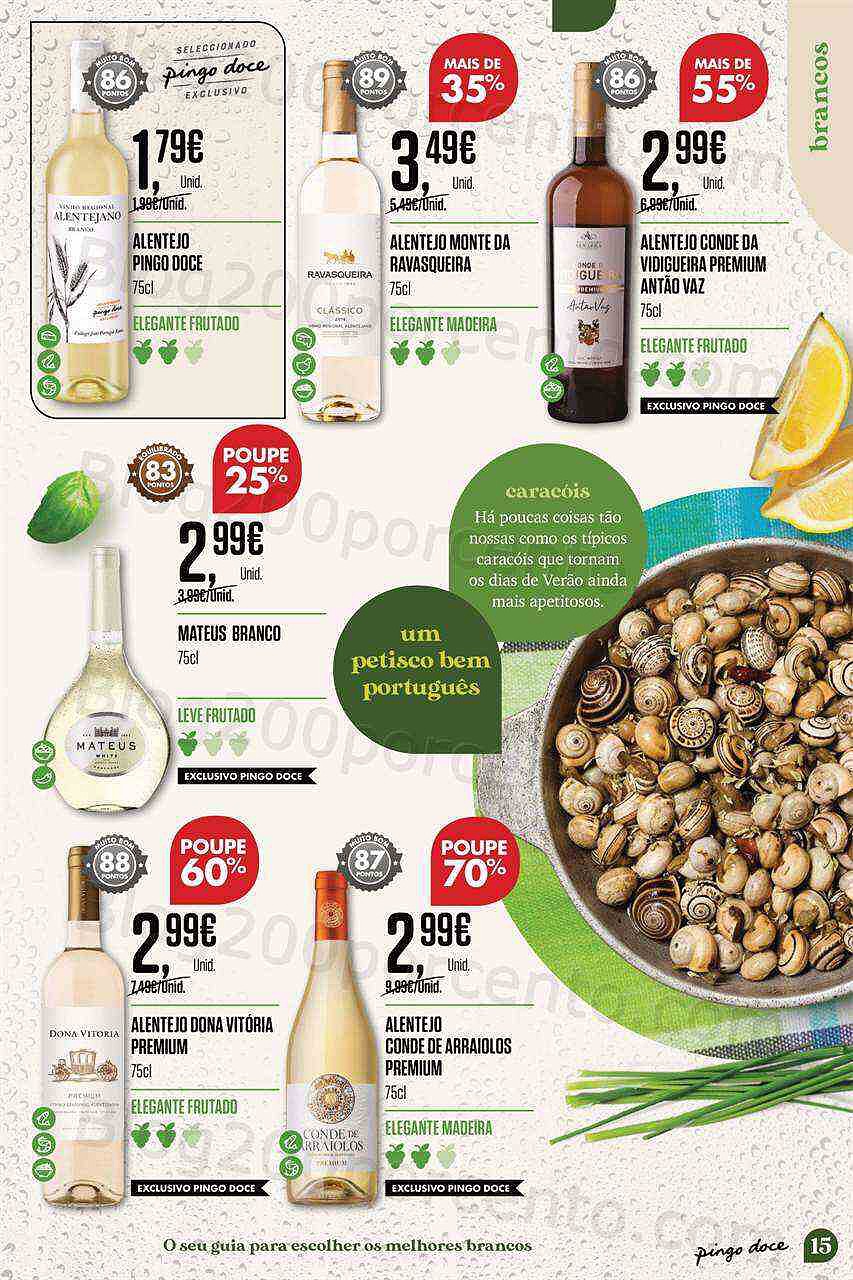 Antevisão Folheto PINGO DOCE Especial Vinhos de Verão Promoções de 19 julho a 8 agosto