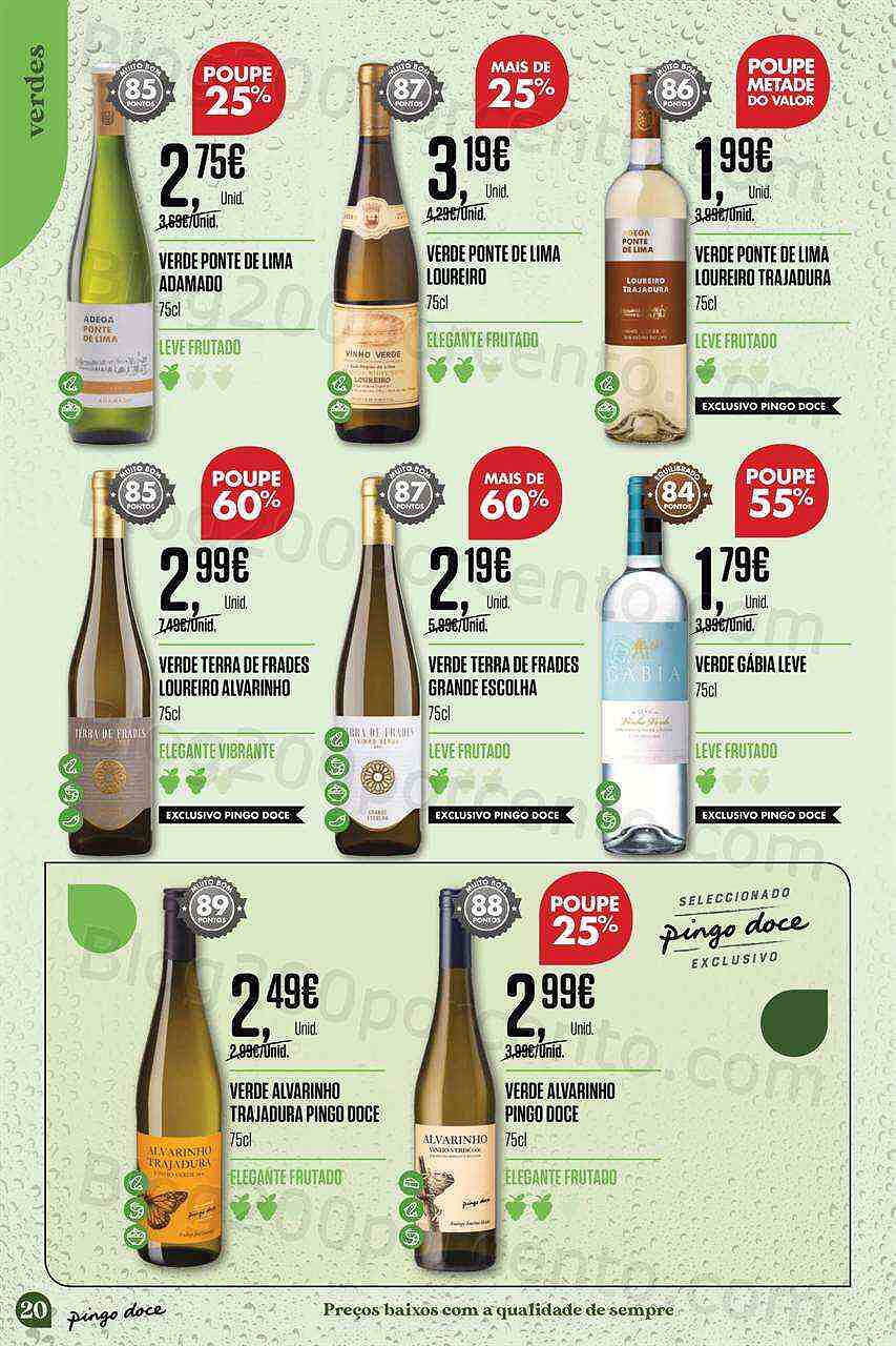 Antevisão Folheto PINGO DOCE Especial Vinhos de Verão Promoções de 19 julho a 8 agosto