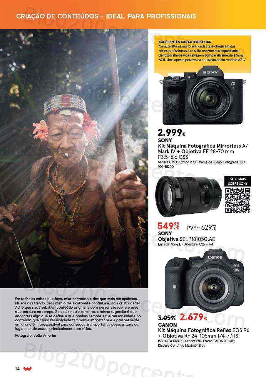 Antevisão Folheto WORTEN Especial Fotografia Promoções até 20 agosto