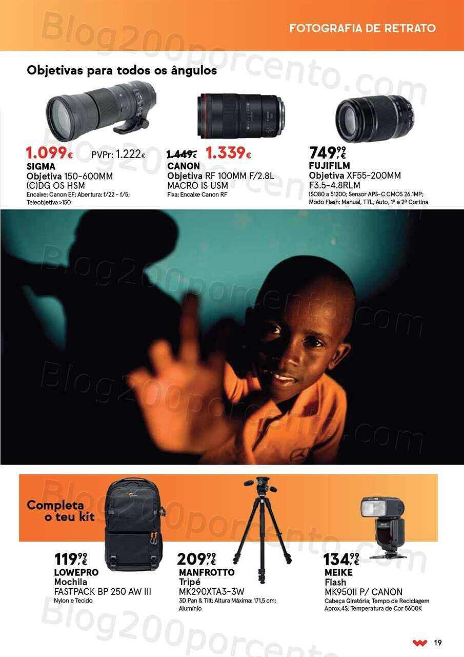 Antevisão Folheto WORTEN Especial Fotografia Promoções até 20 agosto