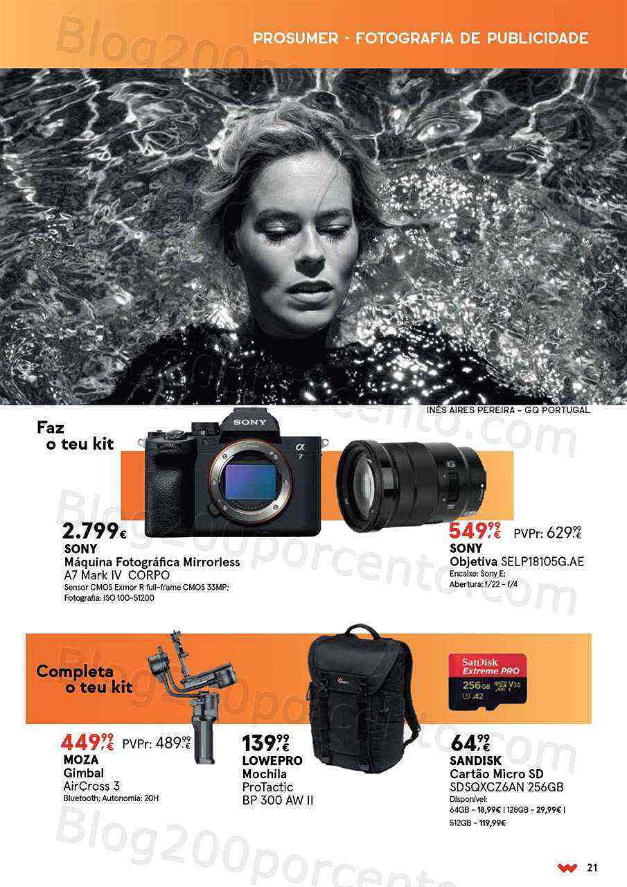 Antevisão Folheto WORTEN Especial Fotografia Promoções até 20 agosto