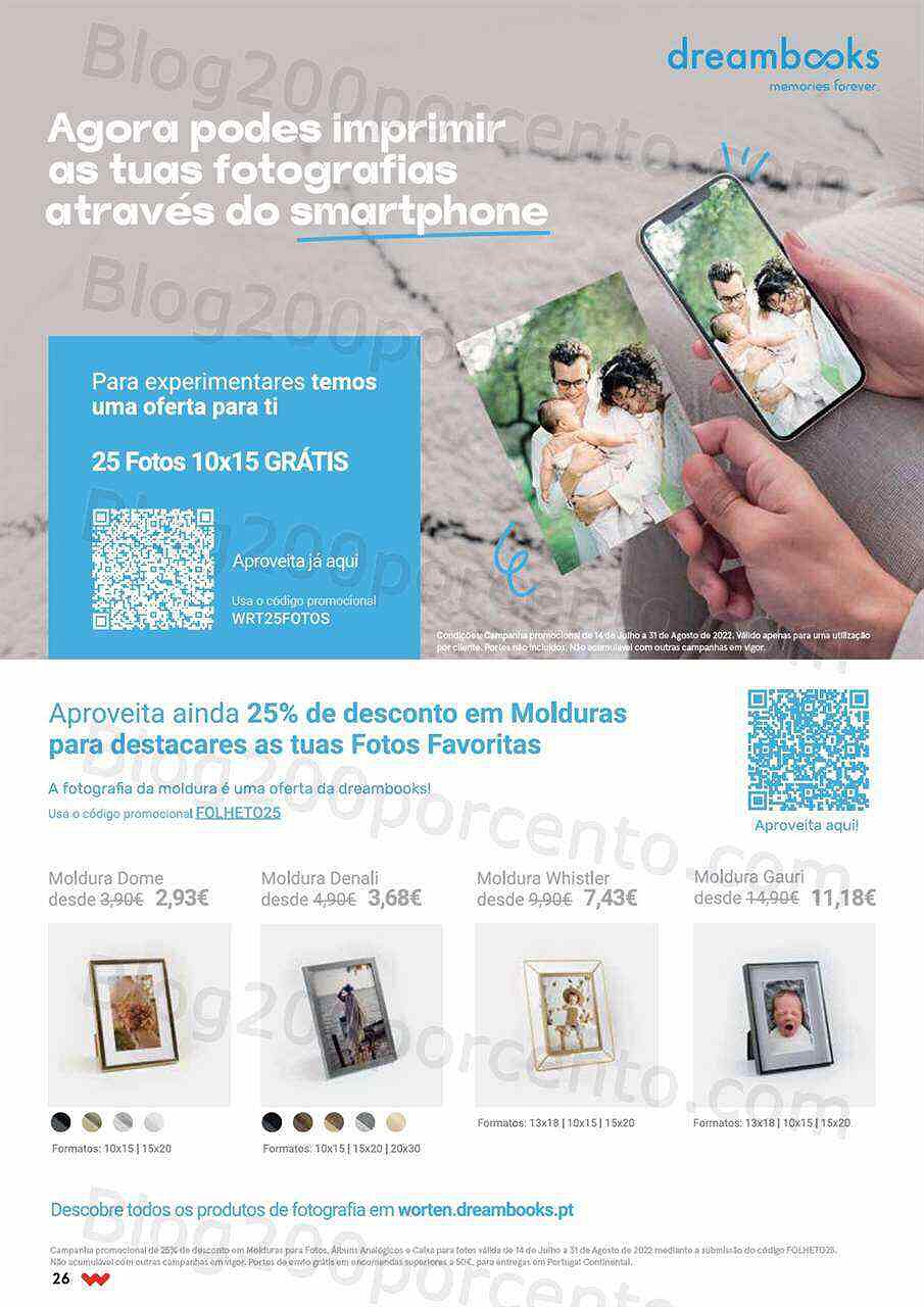 Antevisão Folheto WORTEN Especial Fotografia Promoções até 20 agosto