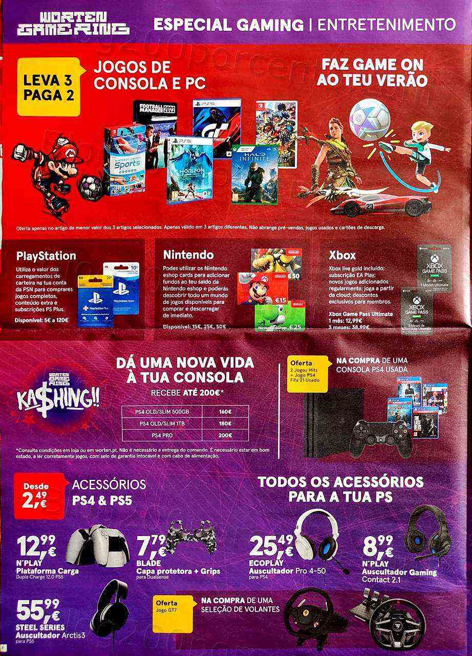 Antevisão Folheto WORTEN Promoções até 20 julho