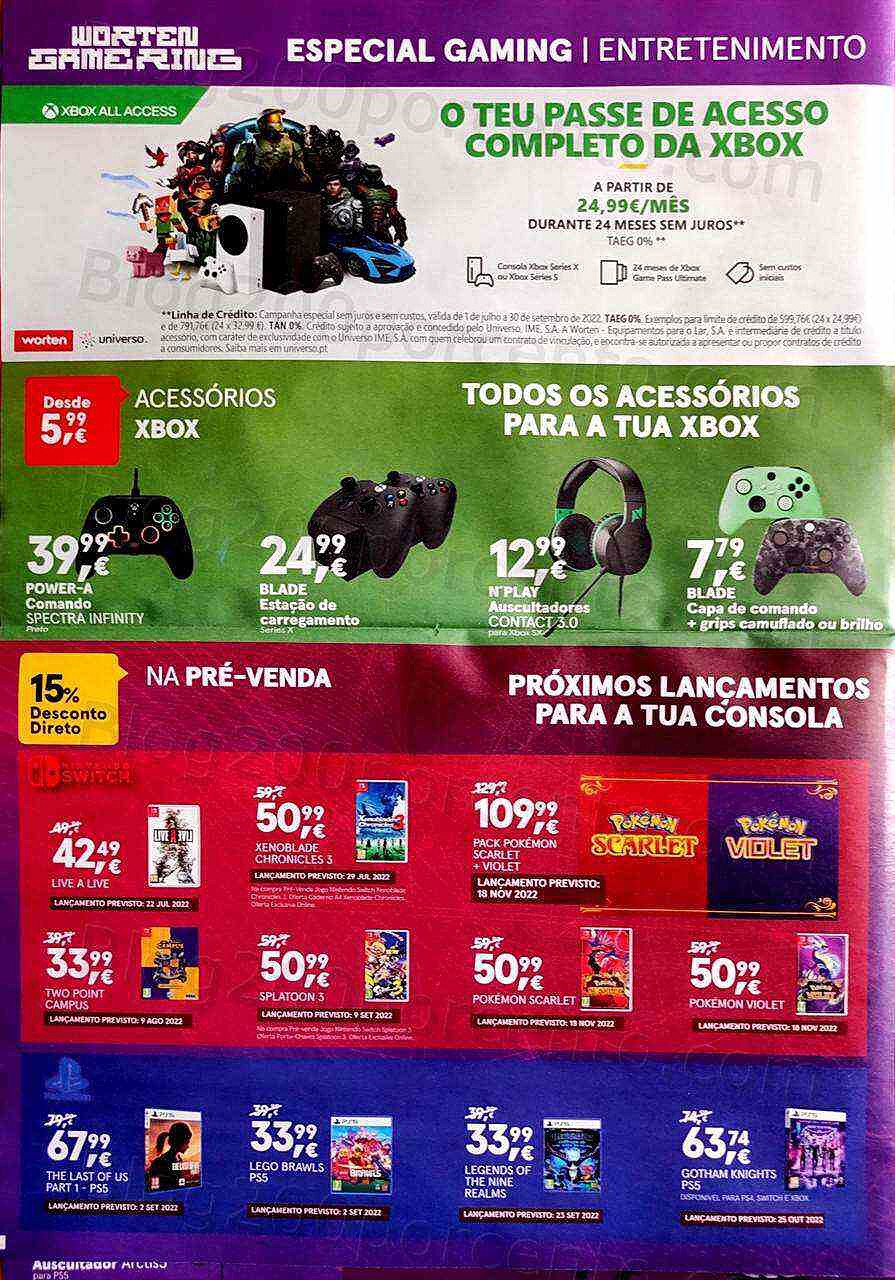 Antevisão Folheto WORTEN Promoções até 20 julho