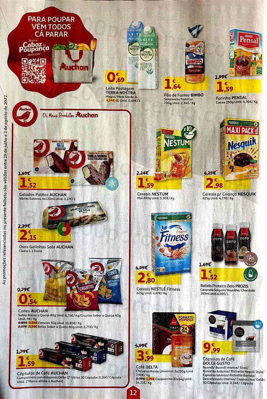 Antevisão Folheto AUCHAN Verão Promoções de 19 julho a 3 agosto